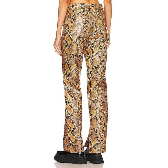 NBD Revolve100% Genuine Leather Pants Split Hems Size S - Picture 2 of 10